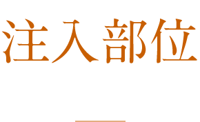 注入部位