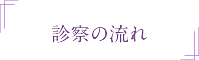 診察の流れ